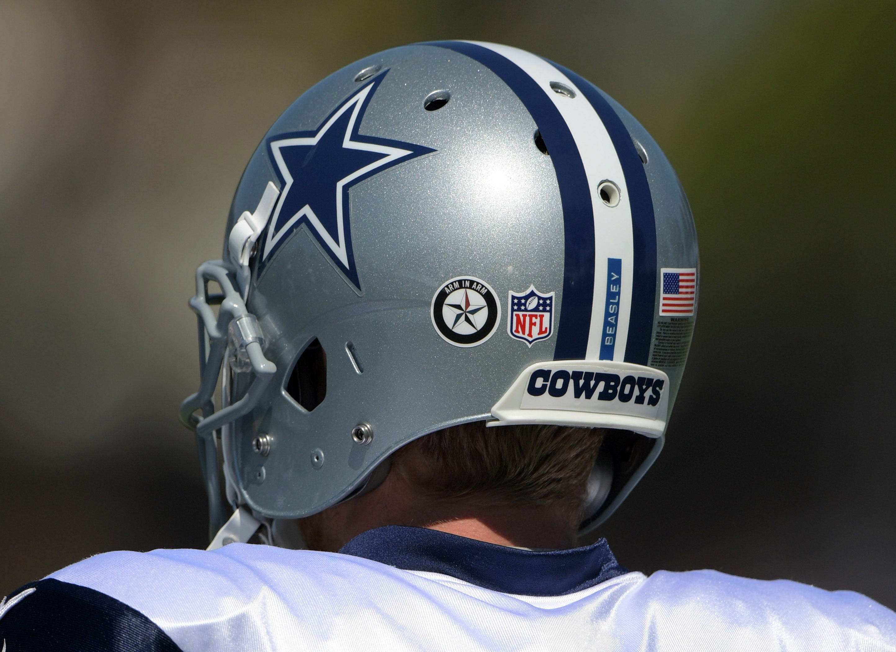 dallas cowboys denied helmet decals